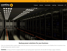 Tablet Screenshot of continu-ups.com